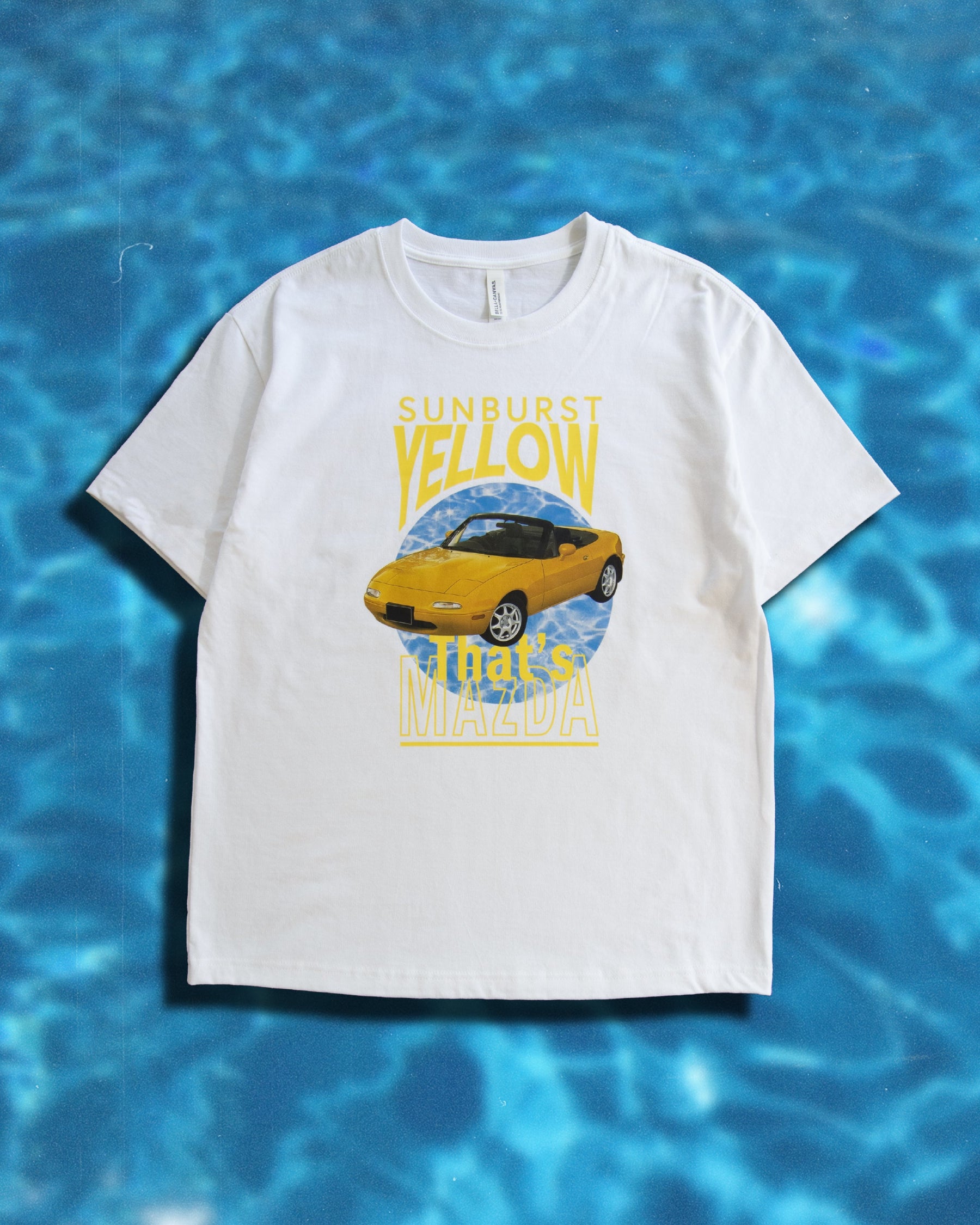 Sunburst Yellow Miata Graphic Tee