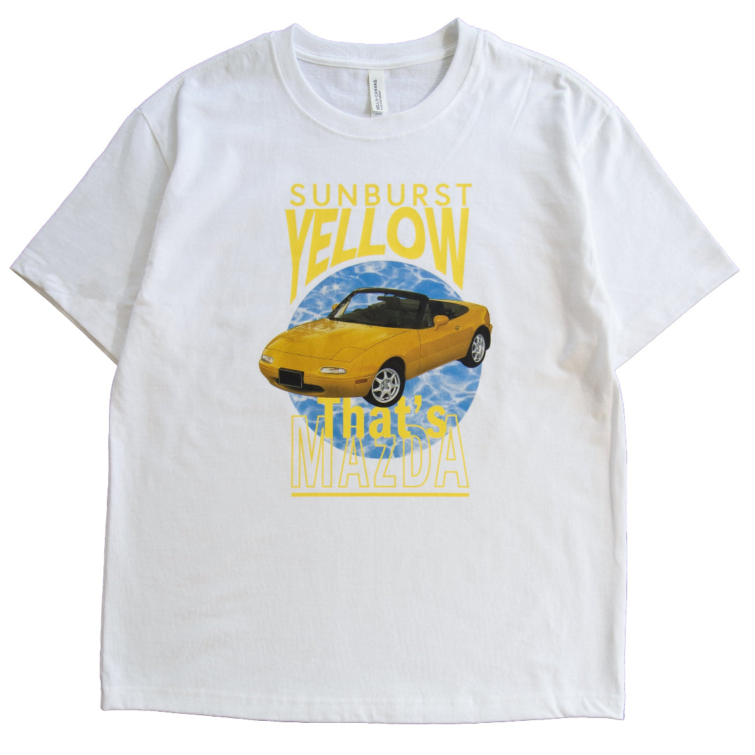 Sunburst Yellow Miata Graphic Tee